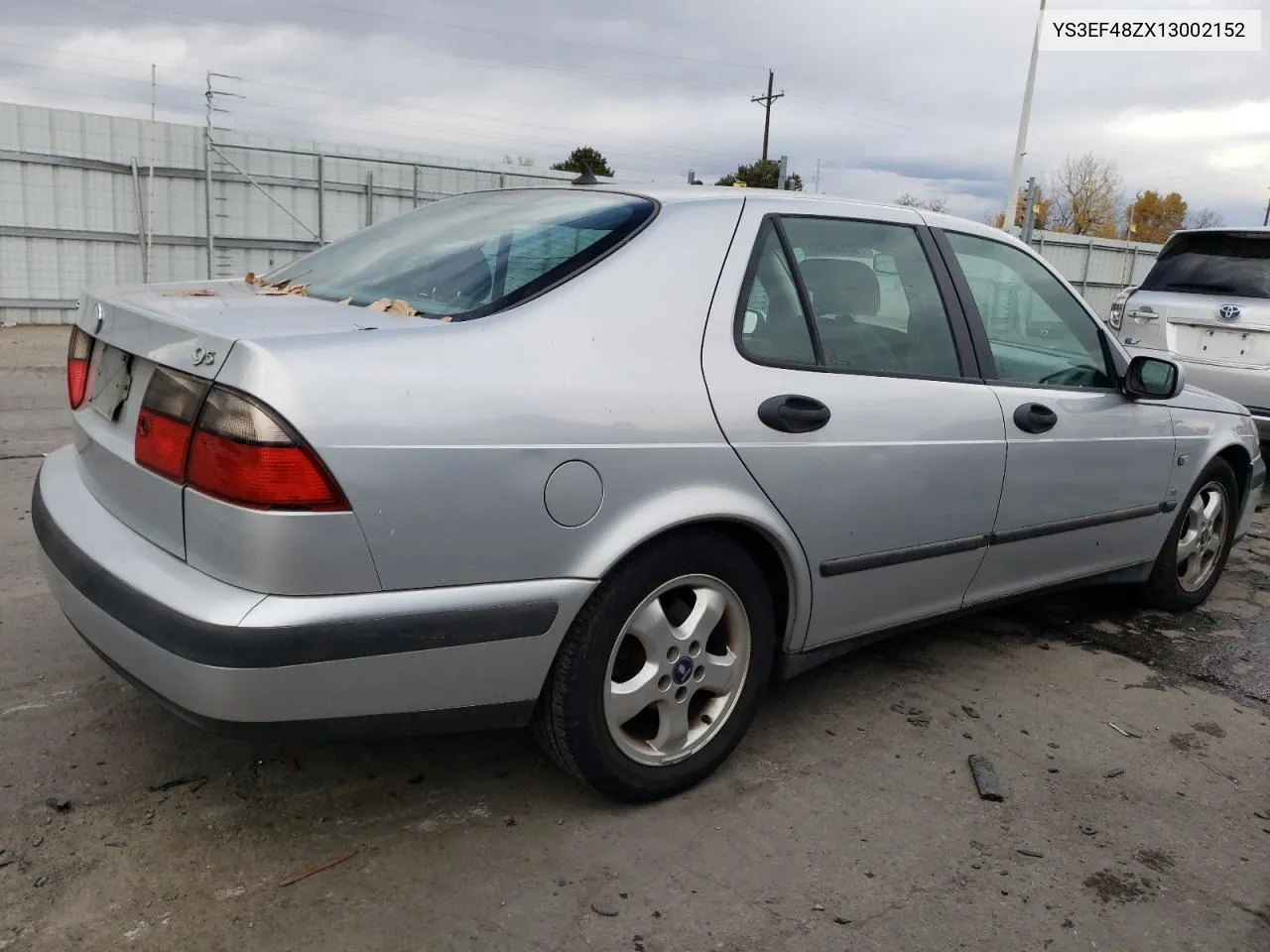 2001 Saab 9-5 Se VIN: YS3EF48ZX13002152 Lot: 79365444