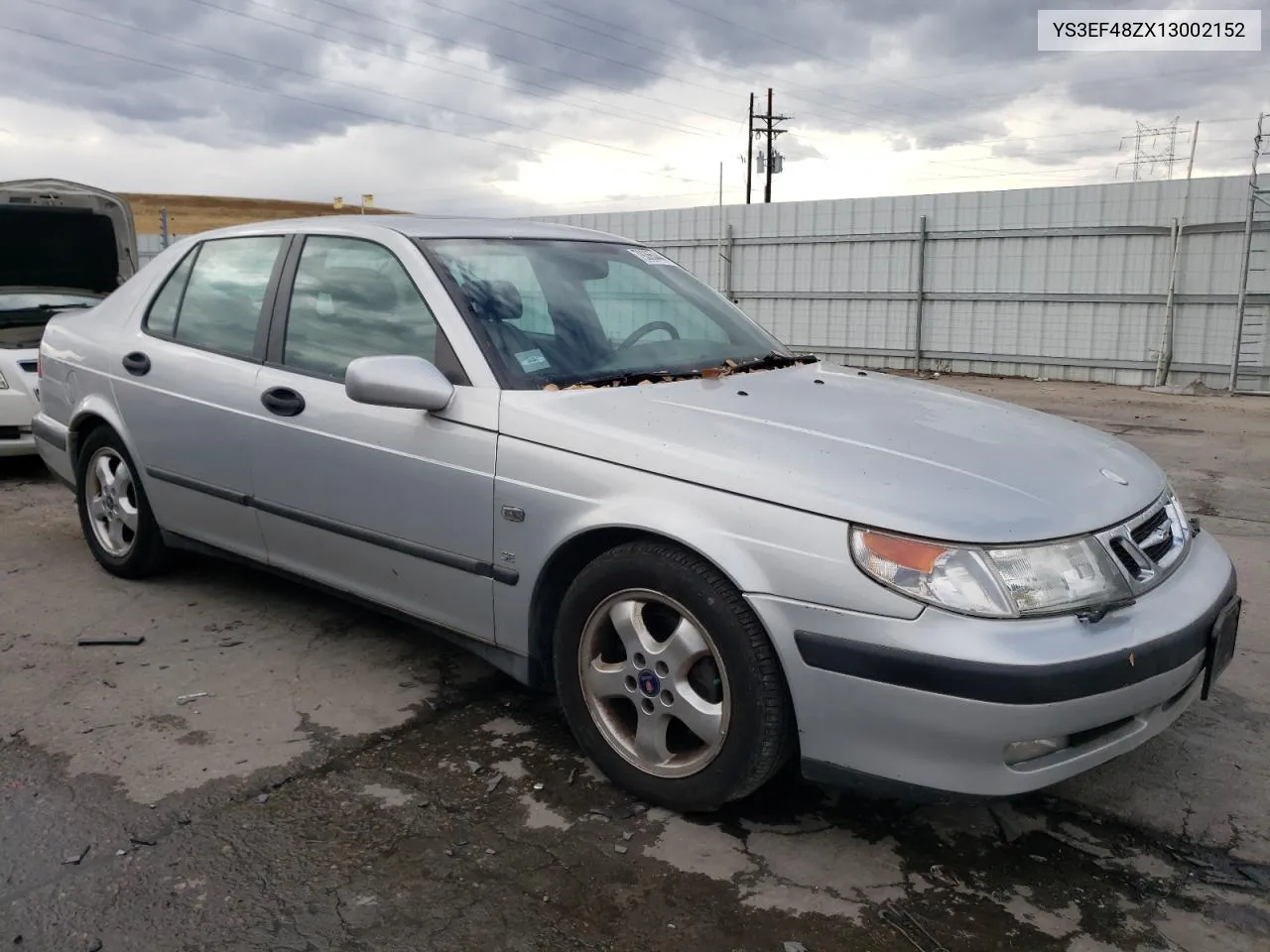 2001 Saab 9-5 Se VIN: YS3EF48ZX13002152 Lot: 79365444