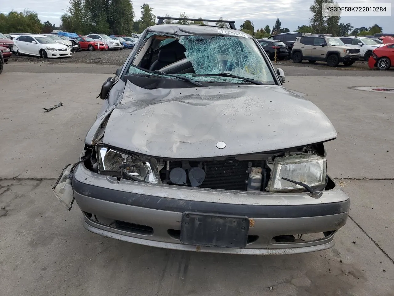 2002 Saab 9-3 Se VIN: YS3DF58K722010284 Lot: 71298504