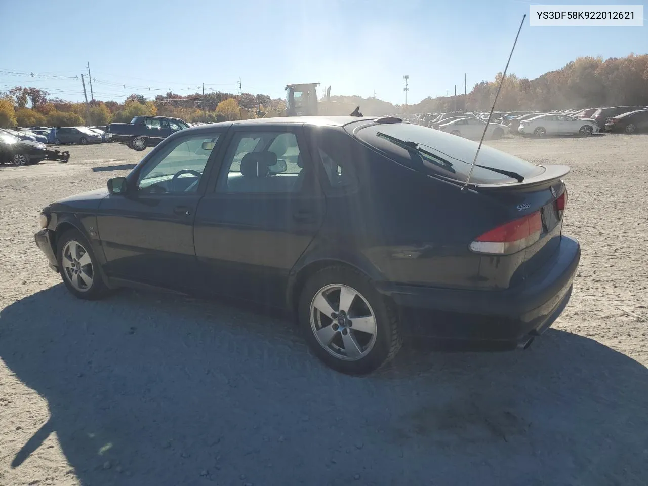 2002 Saab 9-3 Se VIN: YS3DF58K922012621 Lot: 77069234