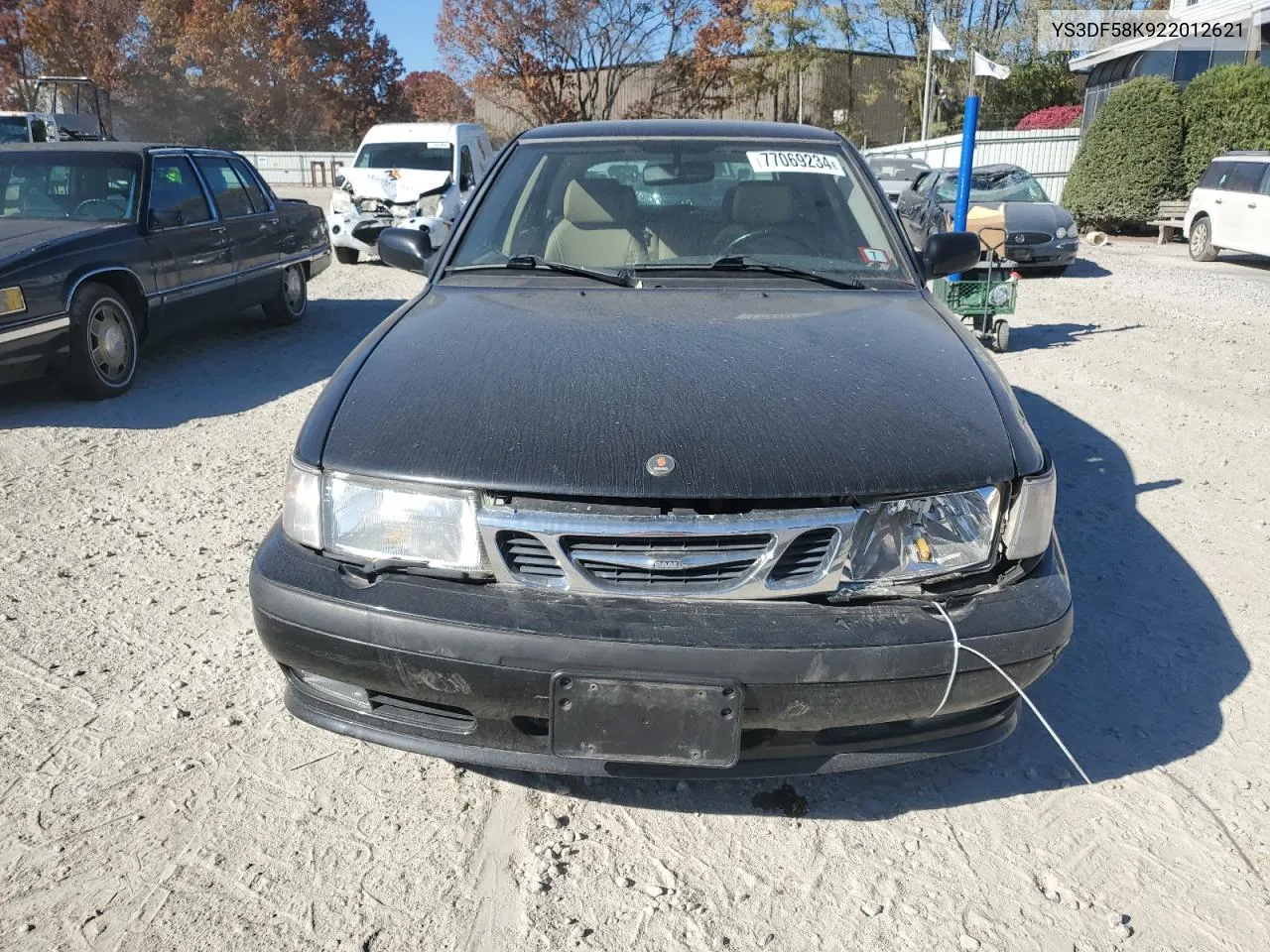 2002 Saab 9-3 Se VIN: YS3DF58K922012621 Lot: 77069234