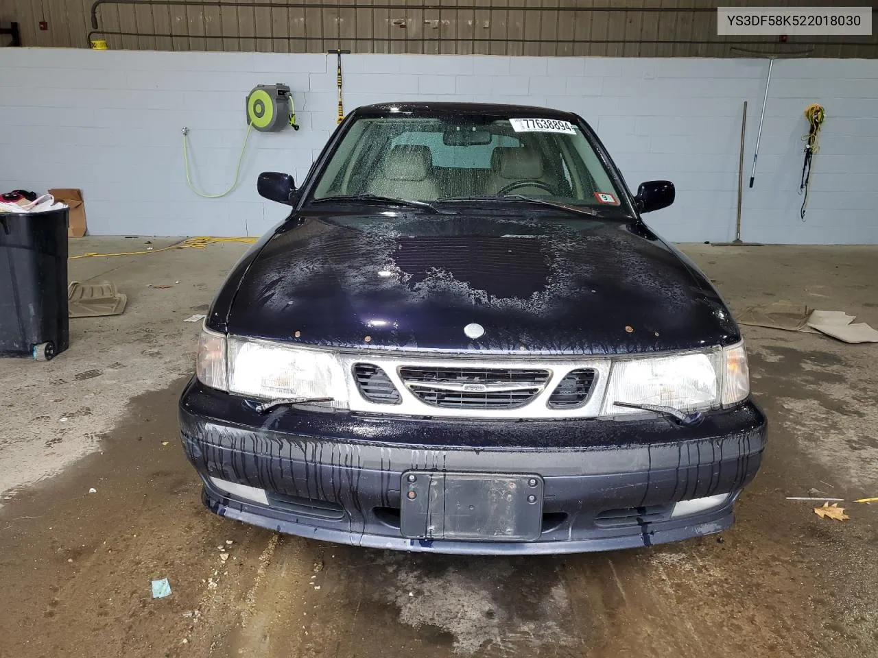 2002 Saab 9-3 Se VIN: YS3DF58K522018030 Lot: 77638894