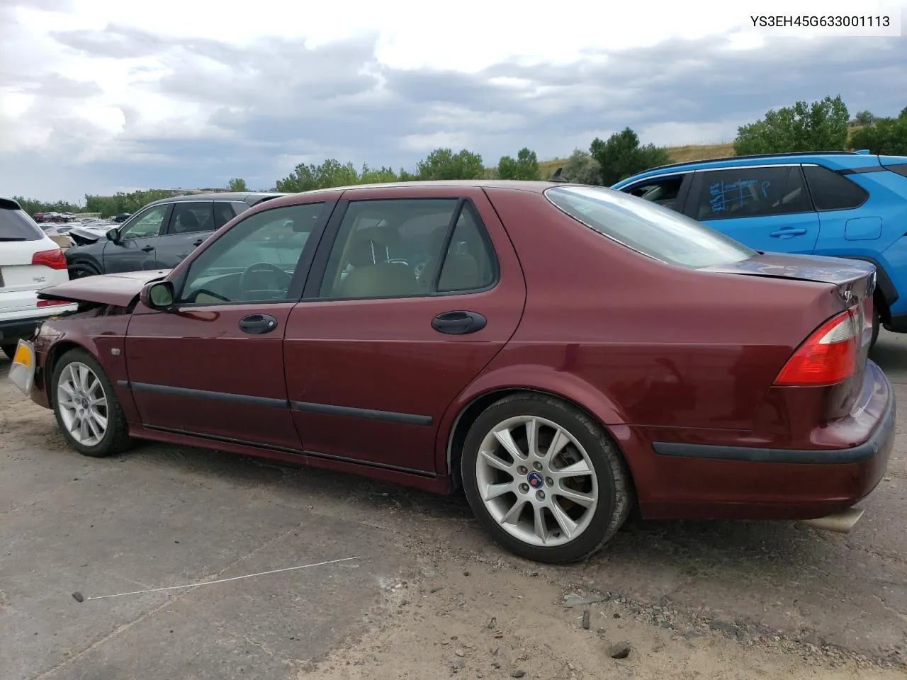 2003 Saab 9-5 Aero VIN: YS3EH45G633001113 Lot: 67265054