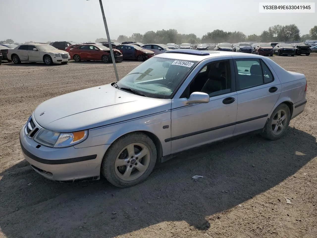 2003 Saab 9-5 Linear VIN: YS3EB49E633041945 Lot: 67829404