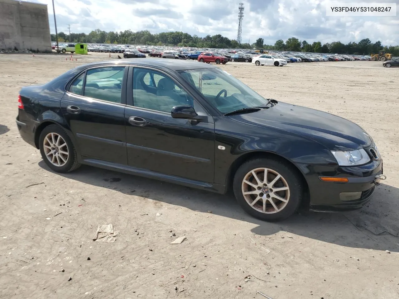 2003 Saab 9-3 Arc VIN: YS3FD46Y531048247 Lot: 73414414