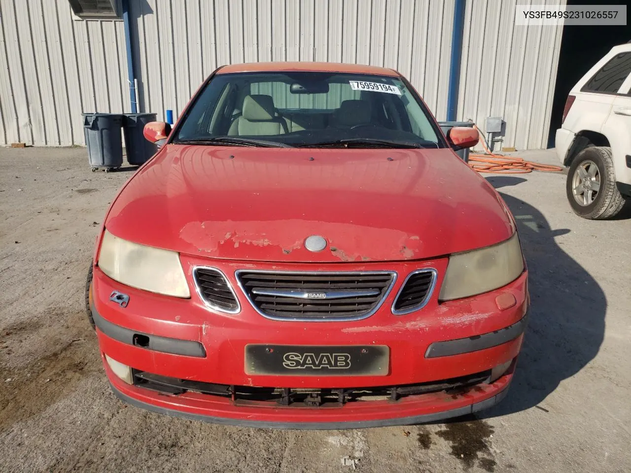 2003 Saab 9-3 Linear VIN: YS3FB49S231026557 Lot: 75959194