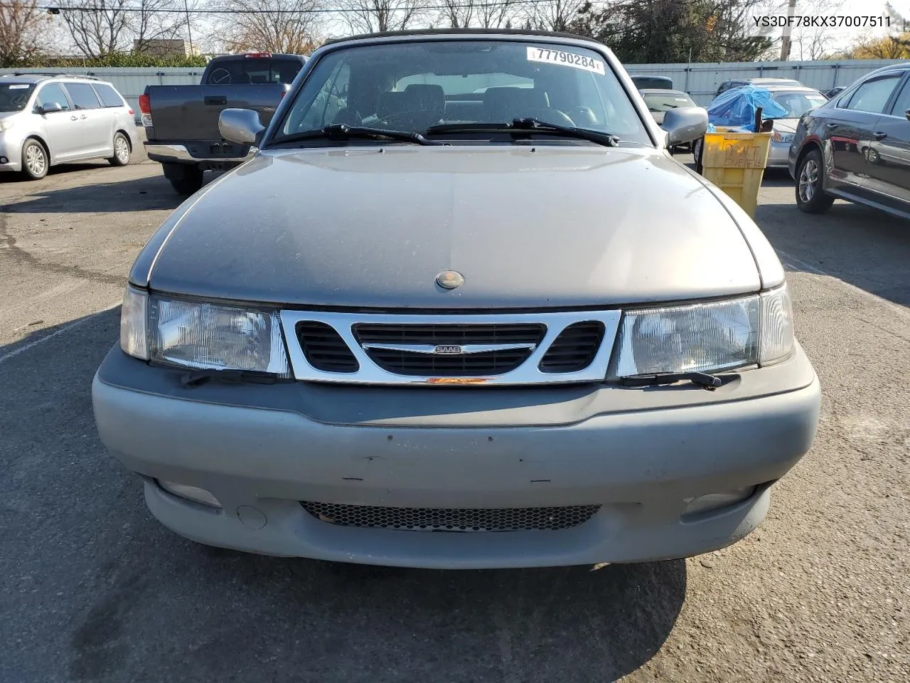 2003 Saab 9-3 Se VIN: YS3DF78KX37007511 Lot: 77790284