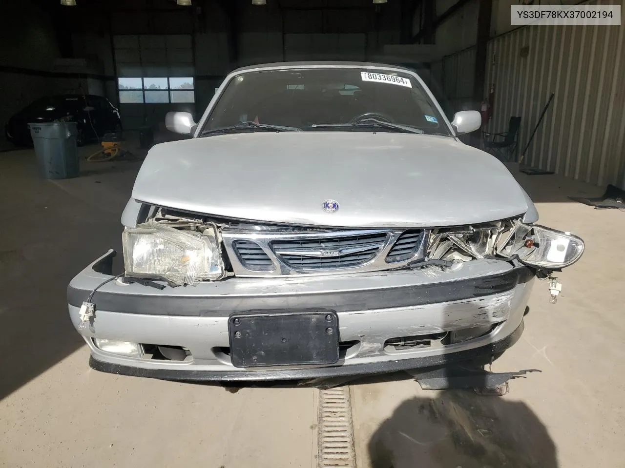 2003 Saab 9-3 Se VIN: YS3DF78KX37002194 Lot: 80336964