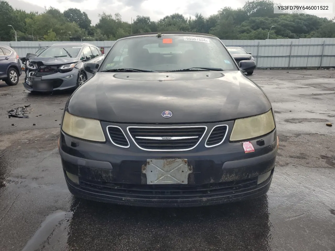 2004 Saab 9-3 Arc VIN: YS3FD79Y646001522 Lot: 66567804