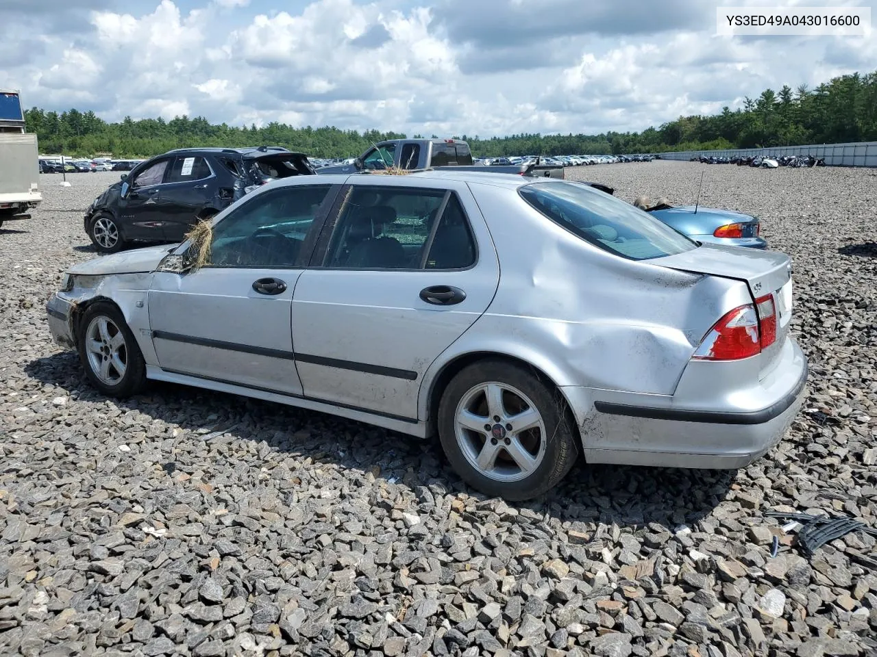 2004 Saab 9-5 Arc VIN: YS3ED49A043016600 Lot: 67773724