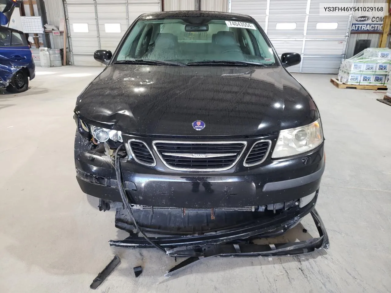 2004 Saab 9-3 Aero VIN: YS3FH46Y541029168 Lot: 74043554