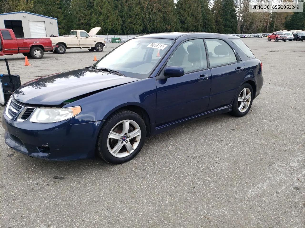 2005 Saab 9-2 Linear VIN: JF4GG61655G053249 Lot: 75904134