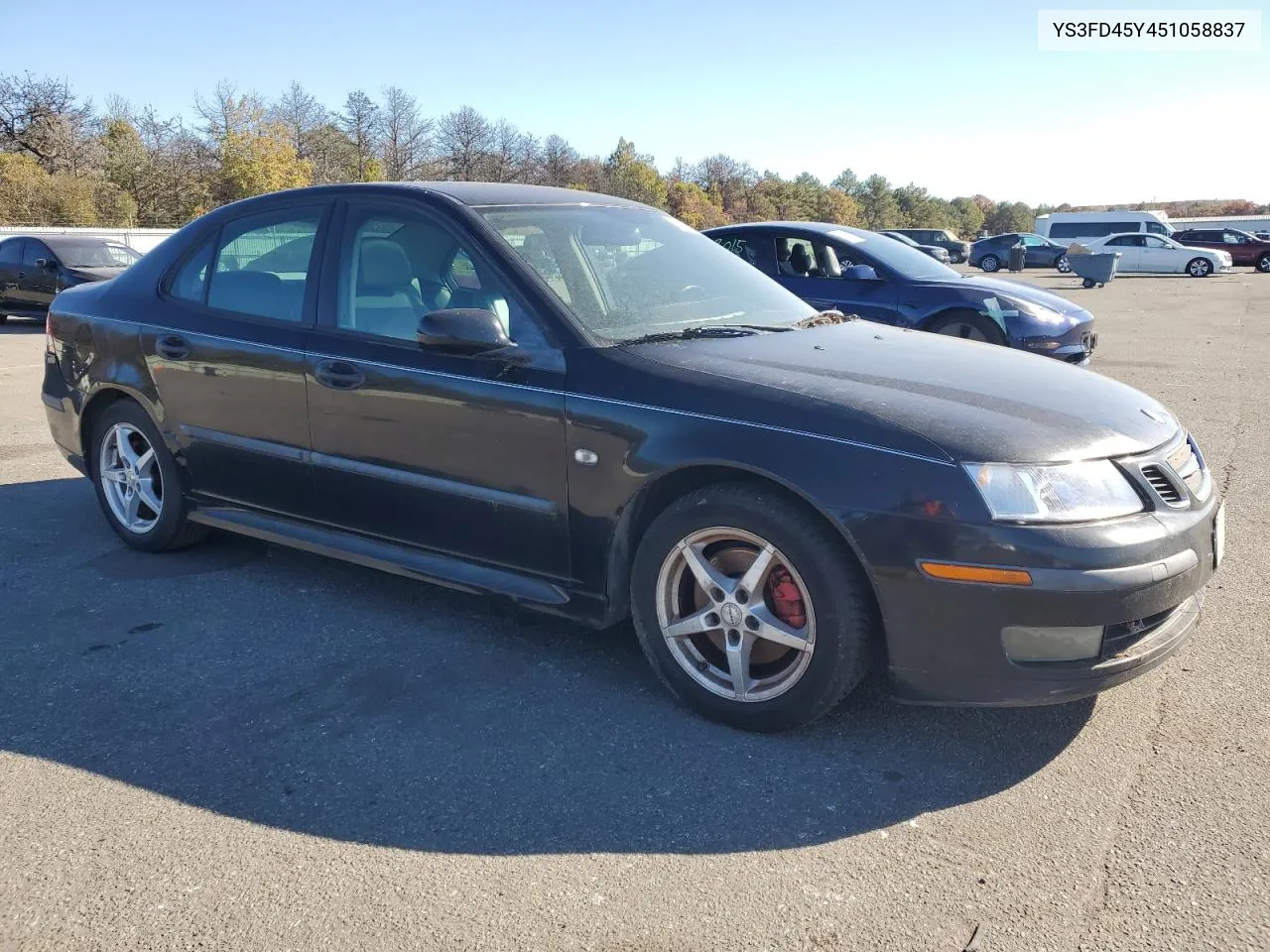 2005 Saab 9-3 Arc VIN: YS3FD45Y451058837 Lot: 76827124