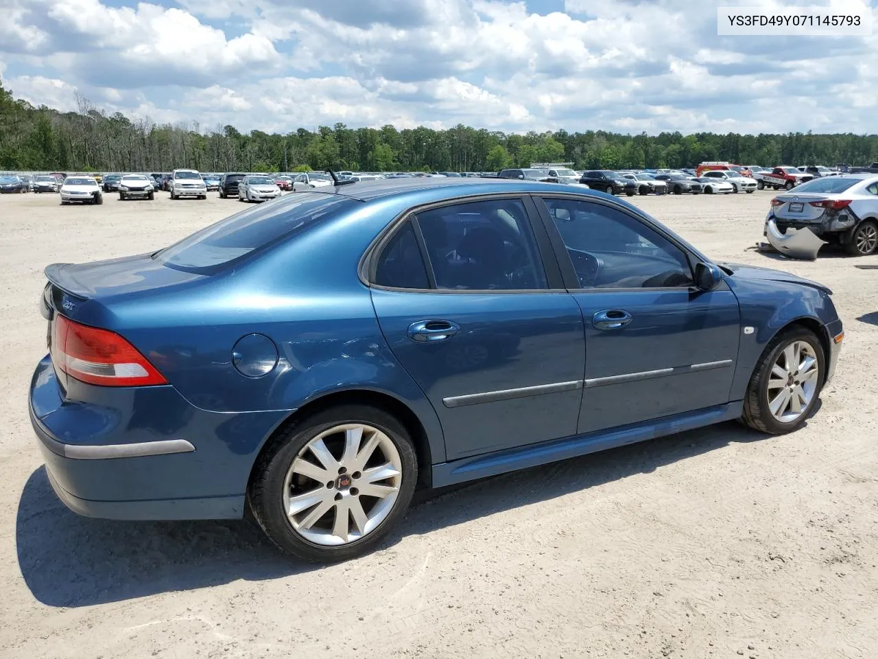 2007 Saab 9-3 2.0T VIN: YS3FD49Y071145793 Lot: 58859624