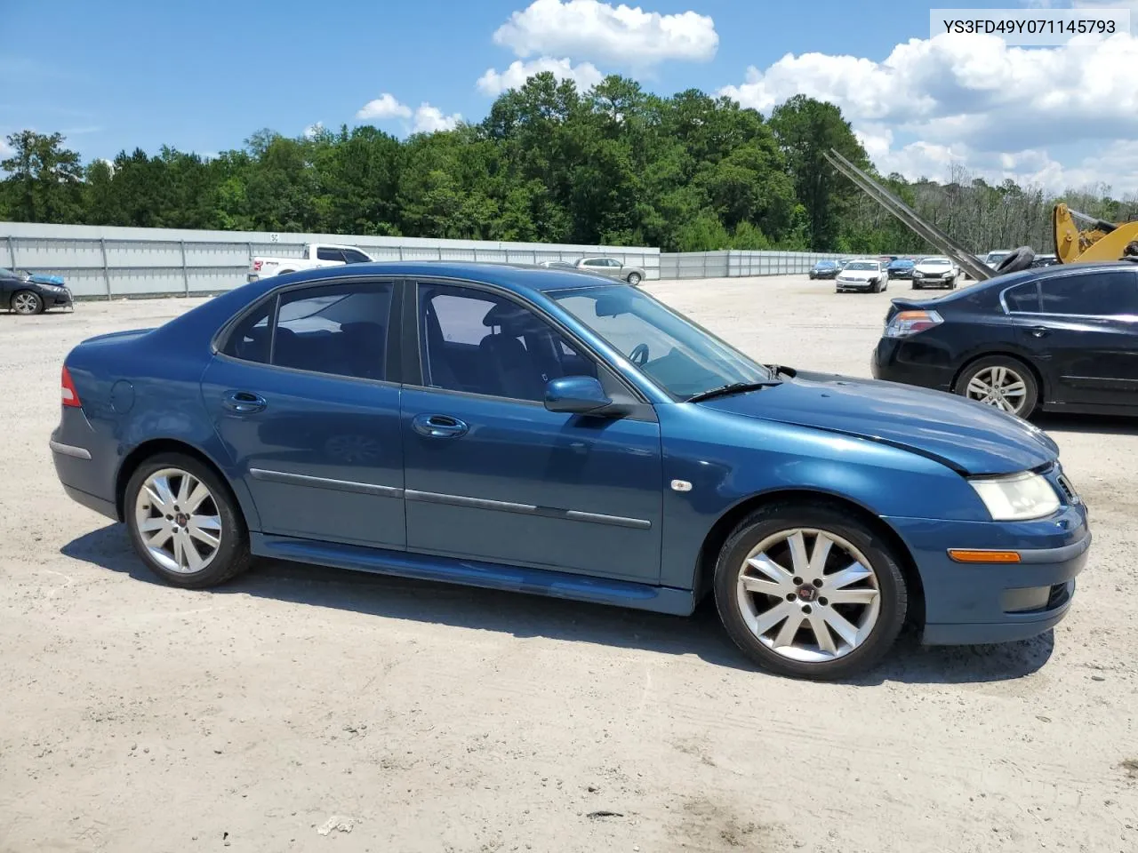 2007 Saab 9-3 2.0T VIN: YS3FD49Y071145793 Lot: 58859624