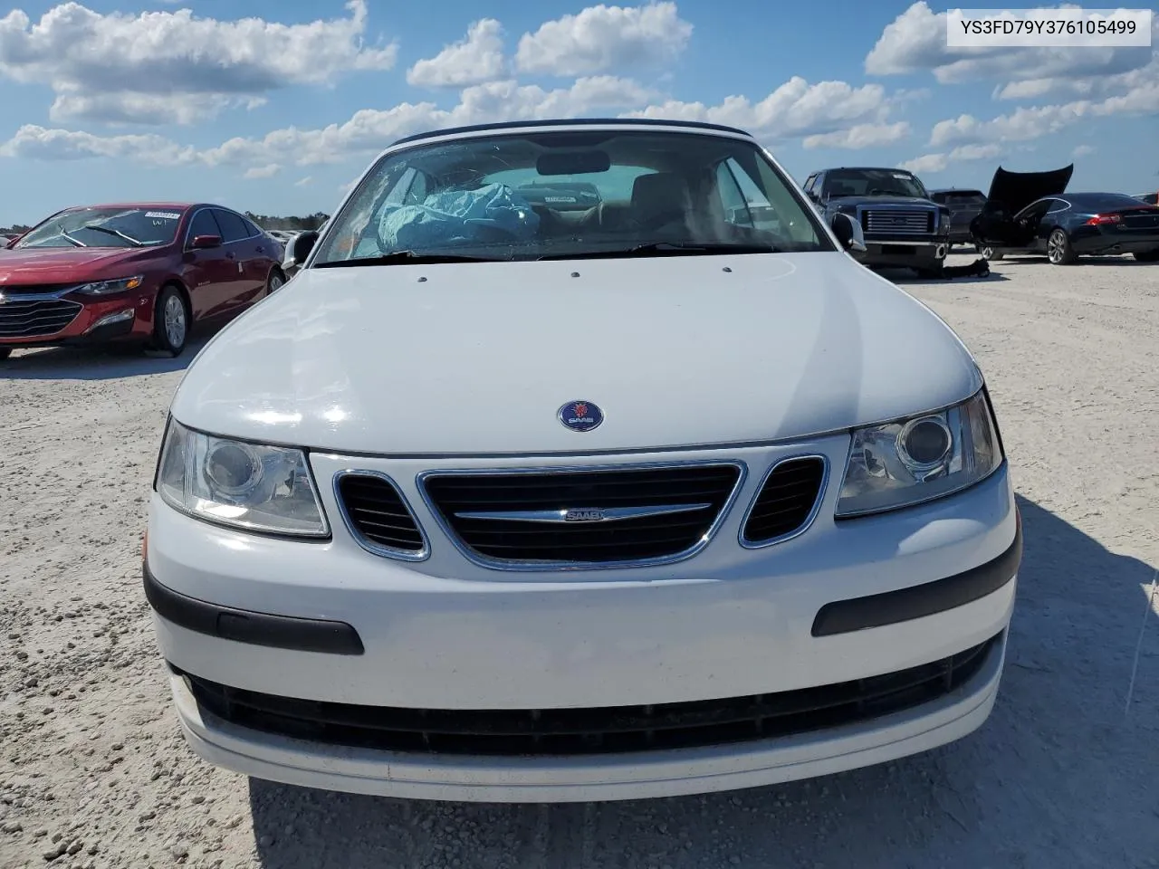 2007 Saab 9-3 2.0T VIN: YS3FD79Y376105499 Lot: 76318074