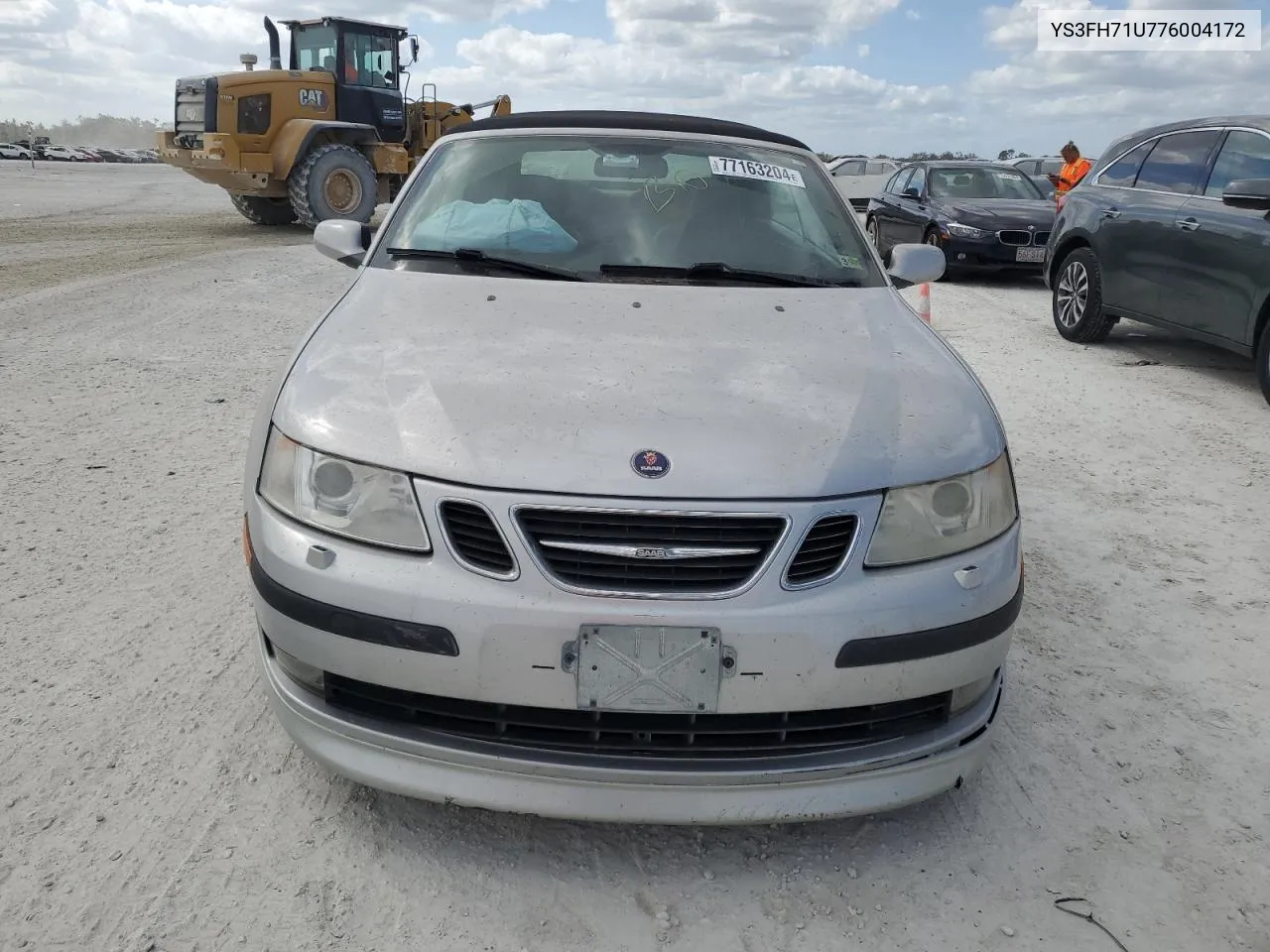 2007 Saab 9-3 Aero VIN: YS3FH71U776004172 Lot: 77163204