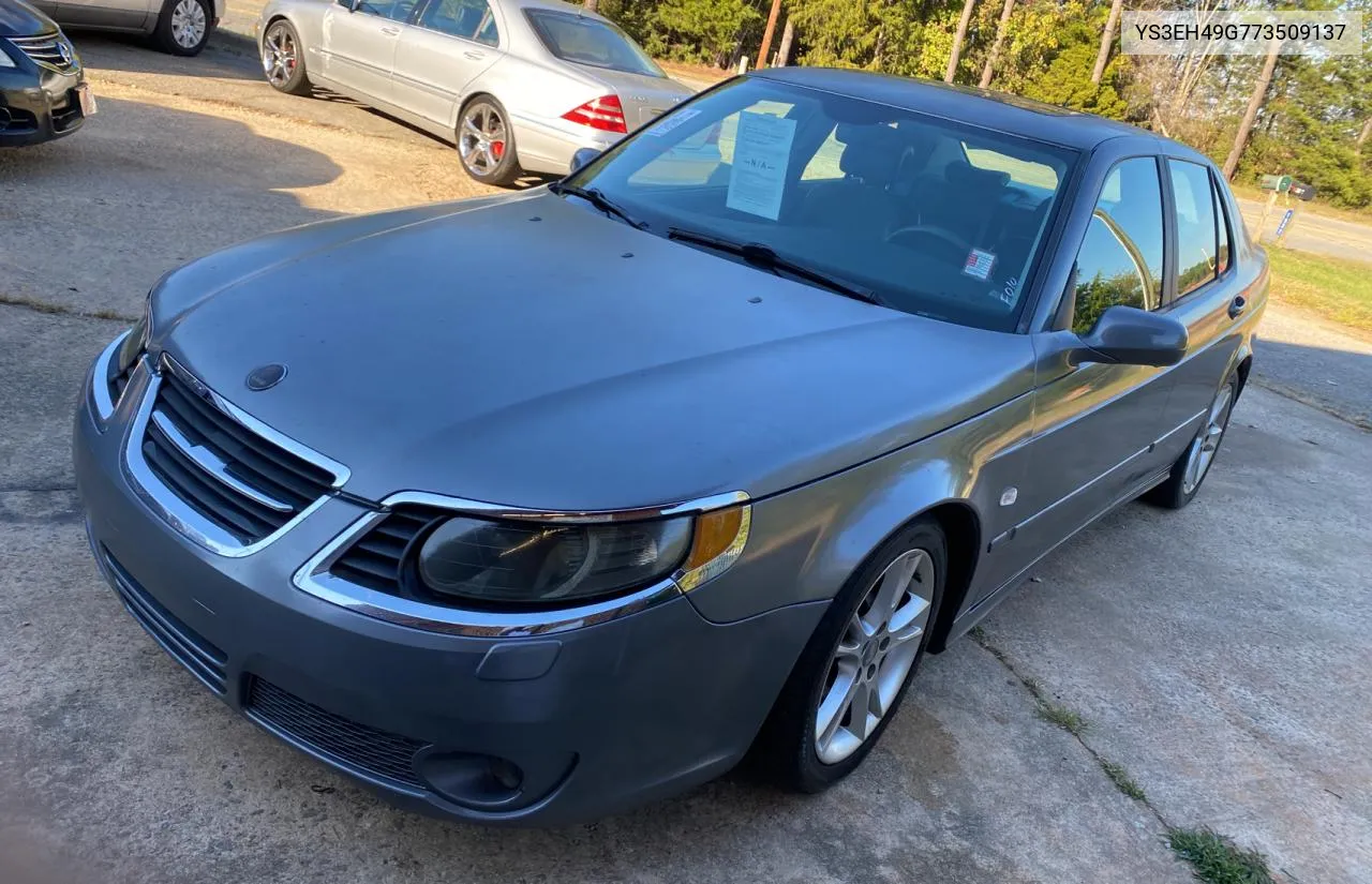 2007 Saab 9-5 Aero VIN: YS3EH49G773509137 Lot: 78264274