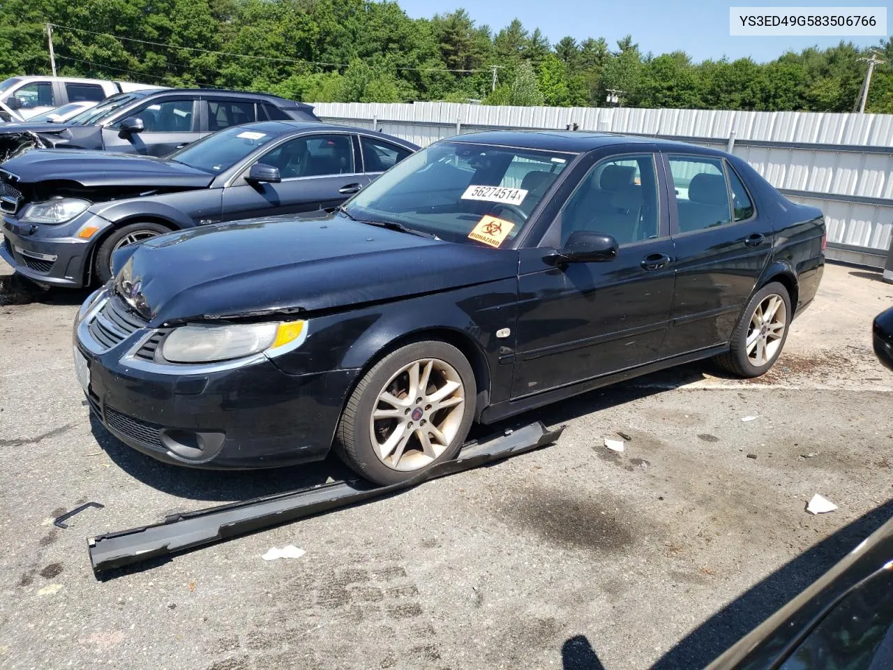 YS3ED49G583506766 2008 Saab 9-5 2.3T