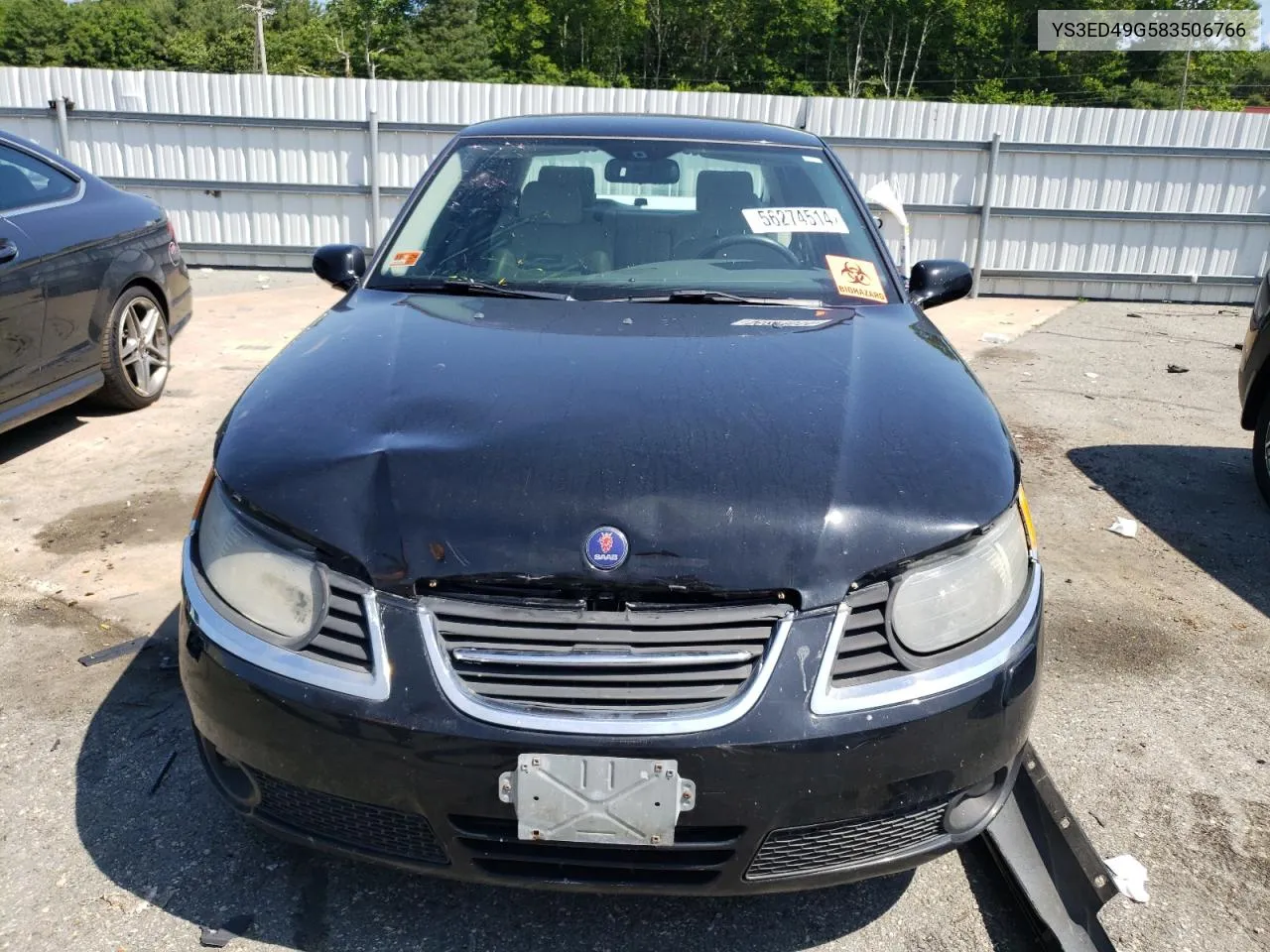 YS3ED49G583506766 2008 Saab 9-5 2.3T