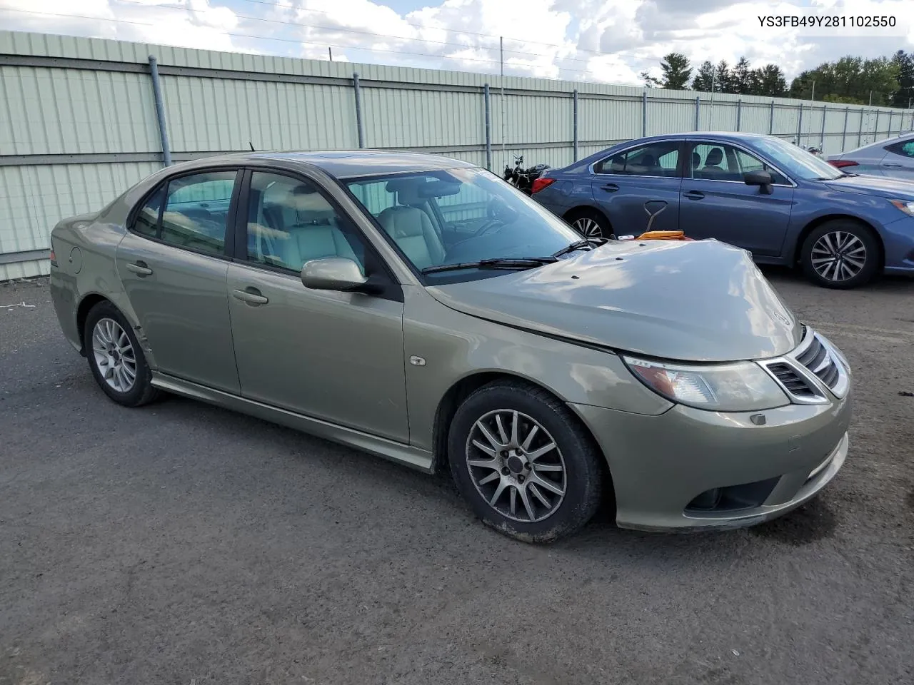 YS3FB49Y281102550 2008 Saab 9-3 2.0T