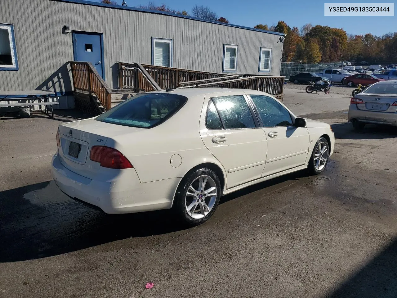 2008 Saab 9-5 2.3T VIN: YS3ED49G183503444 Lot: 75895214