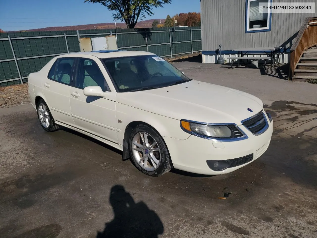 2008 Saab 9-5 2.3T VIN: YS3ED49G183503444 Lot: 75895214