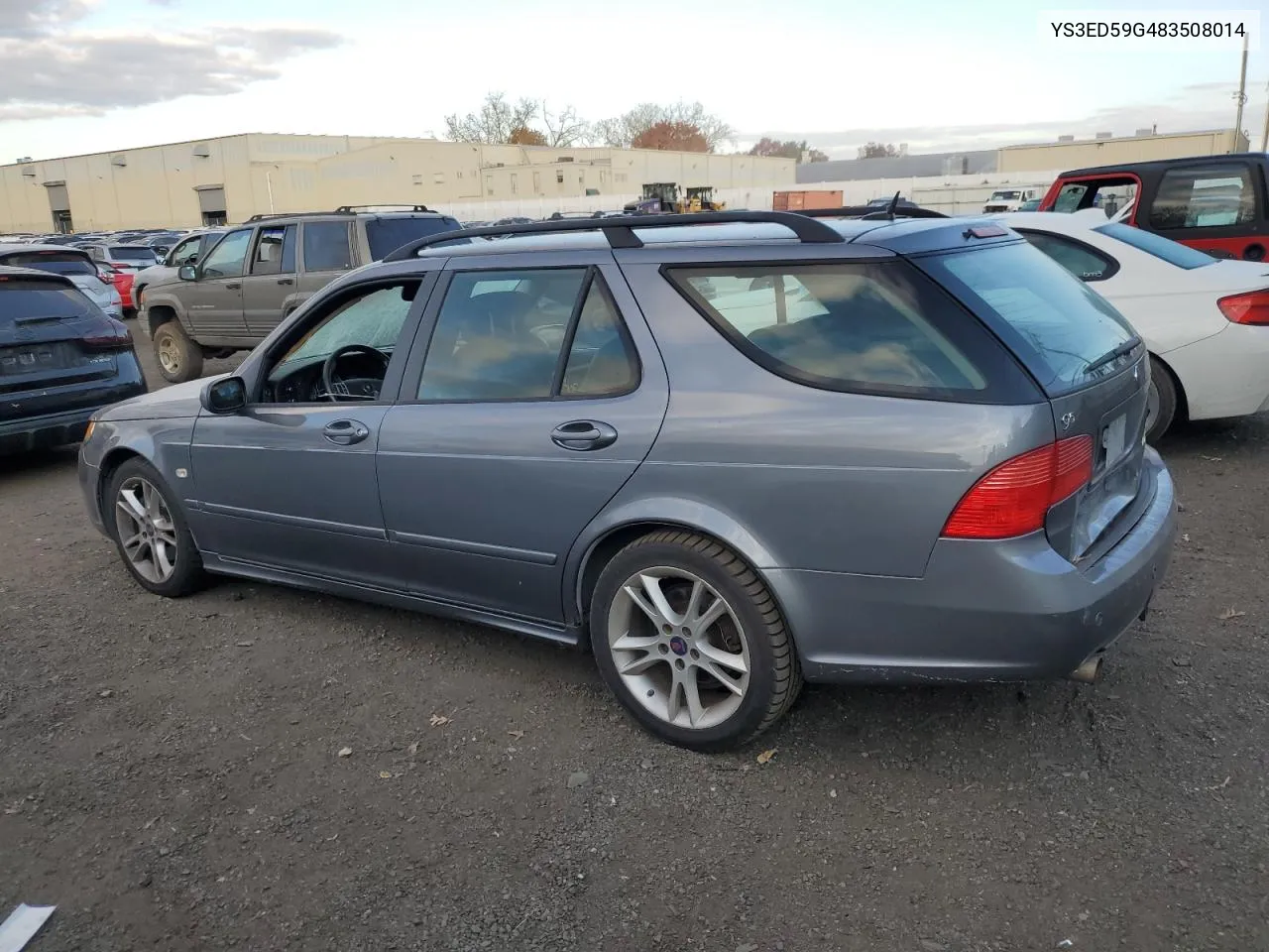 2008 Saab 9-5 2.3T VIN: YS3ED59G483508014 Lot: 77747654