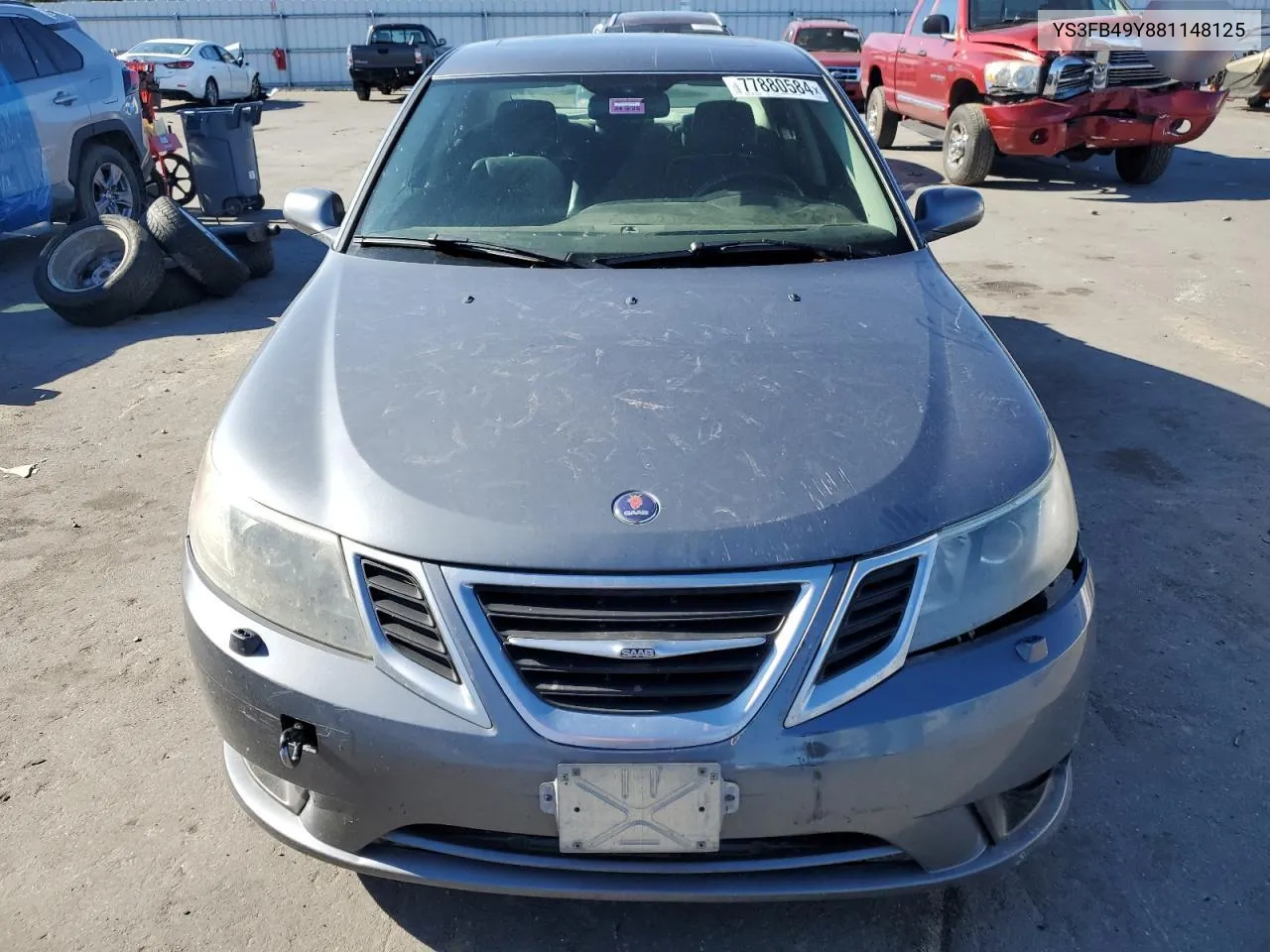 2008 Saab 9-3 2.0T VIN: YS3FB49Y881148125 Lot: 77880584