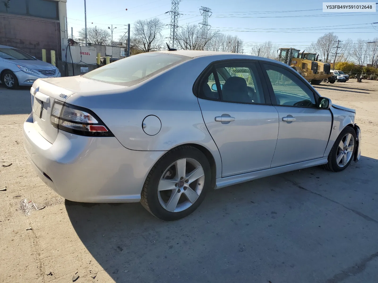 2009 Saab 9-3 2.0T VIN: YS3FB49Y591012648 Lot: 75059423