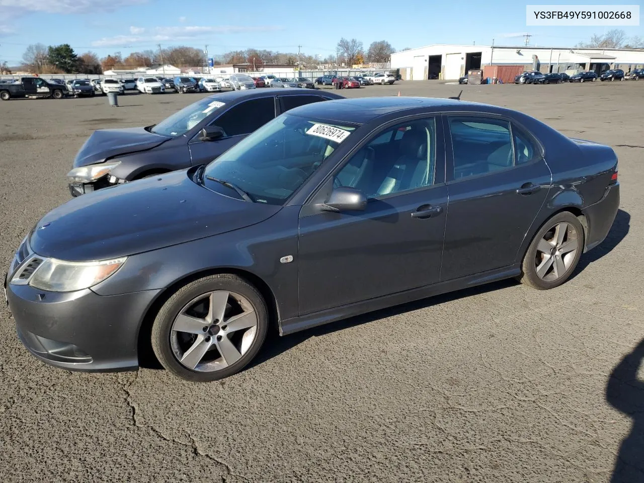 2009 Saab 9-3 2.0T VIN: YS3FB49Y591002668 Lot: 80626974