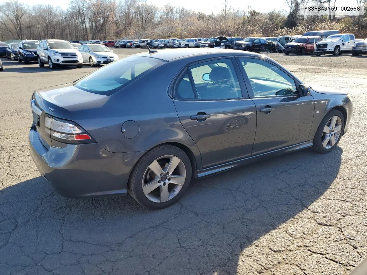 2009 Saab 9-3 2.0T VIN: YS3FB49Y591002668 Lot: 80626974