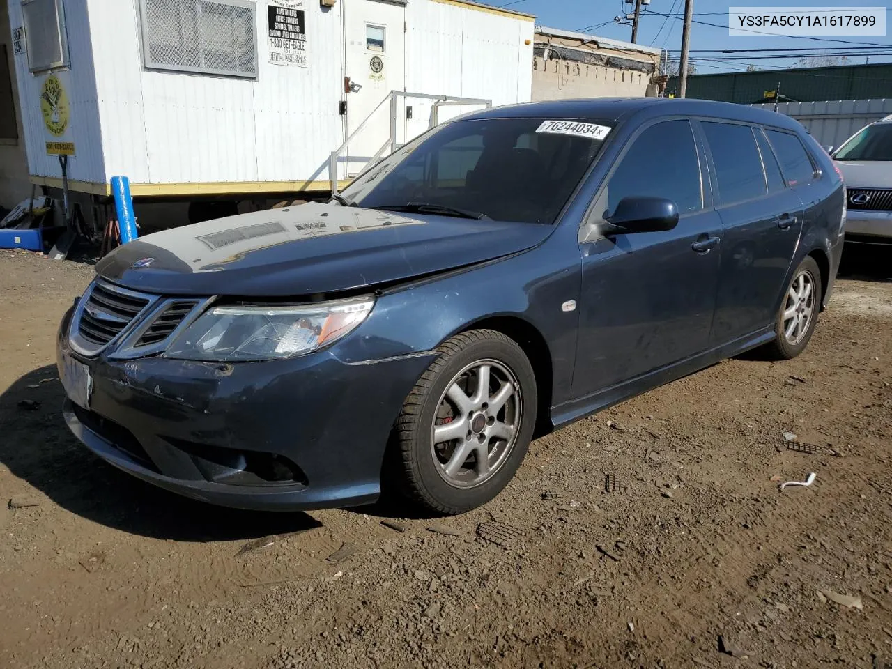 2010 Saab 9-3 2.0T VIN: YS3FA5CY1A1617899 Lot: 76244034