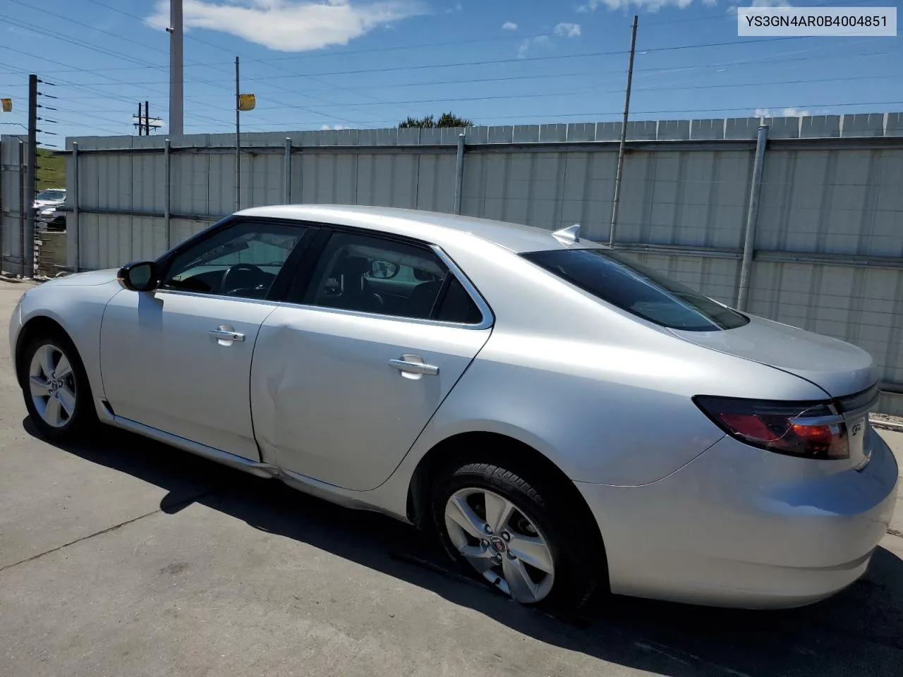 2011 Saab 9-5 Turbo VIN: YS3GN4AR0B4004851 Lot: 59673184