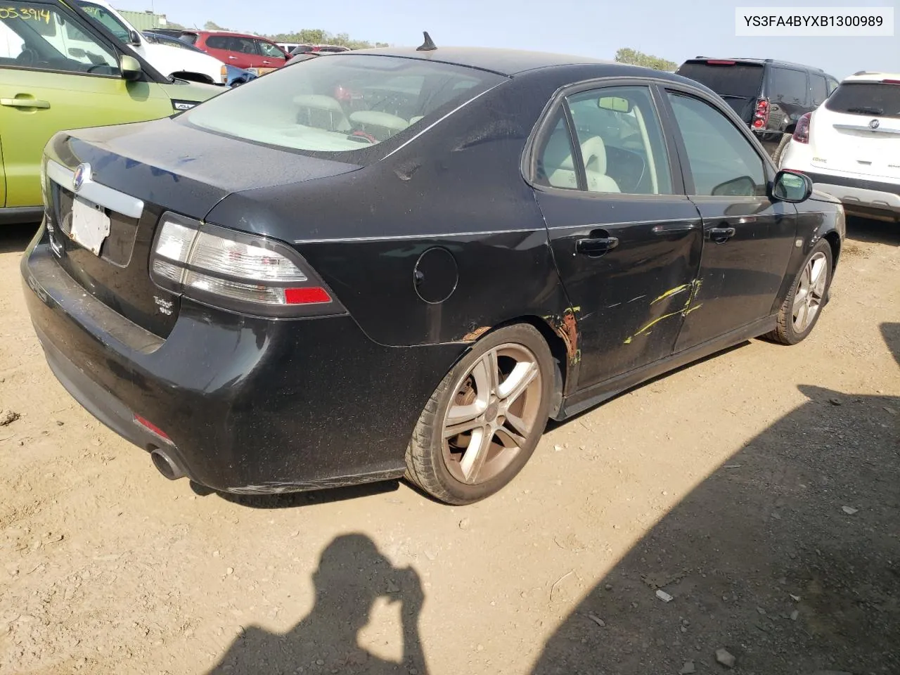 2011 Saab 9-3 2.0T VIN: YS3FA4BYXB1300989 Lot: 70829854