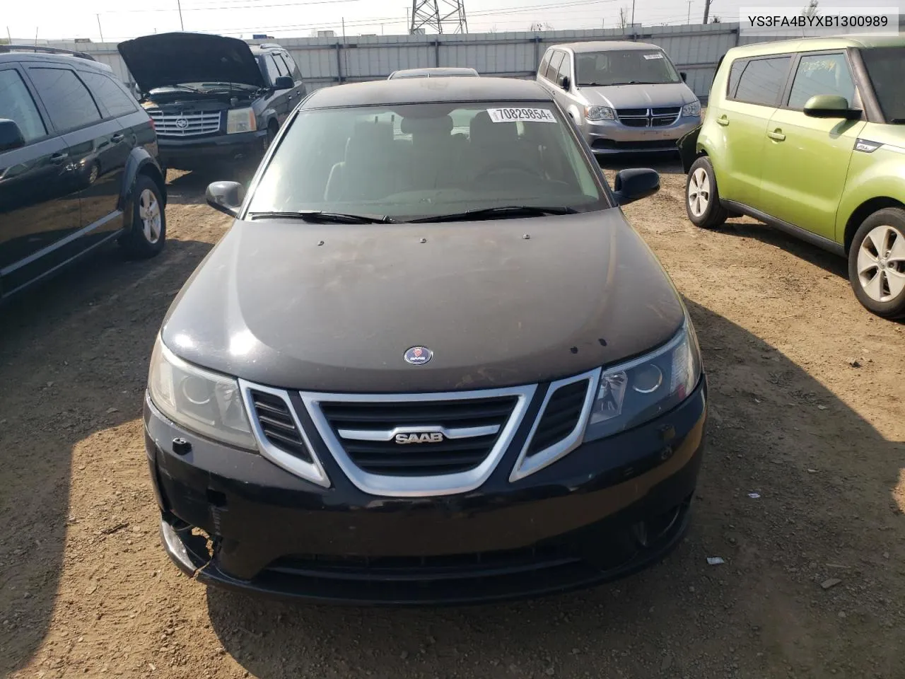 2011 Saab 9-3 2.0T VIN: YS3FA4BYXB1300989 Lot: 70829854