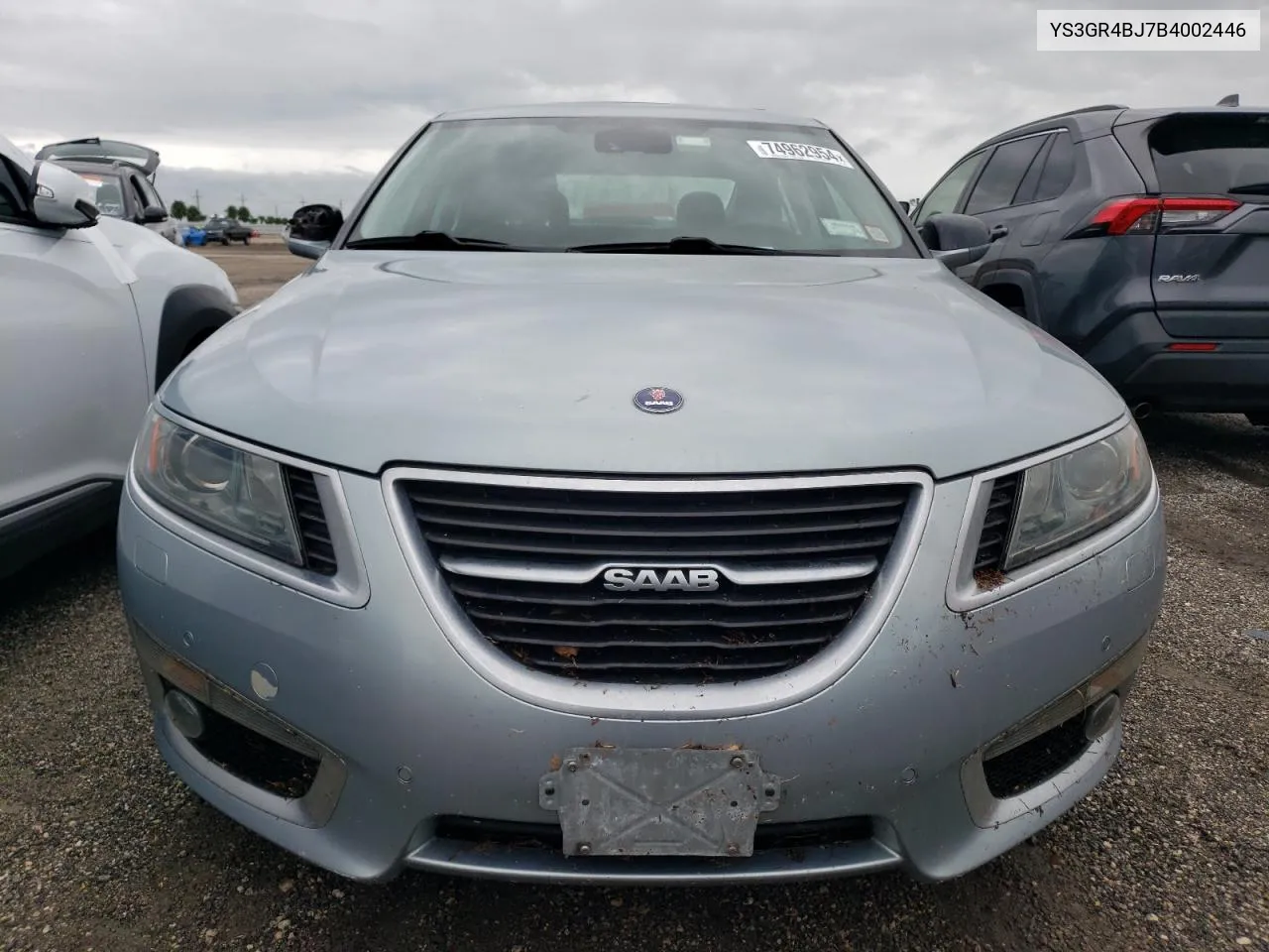 2011 Saab 9-5 Aero VIN: YS3GR4BJ7B4002446 Lot: 74962954