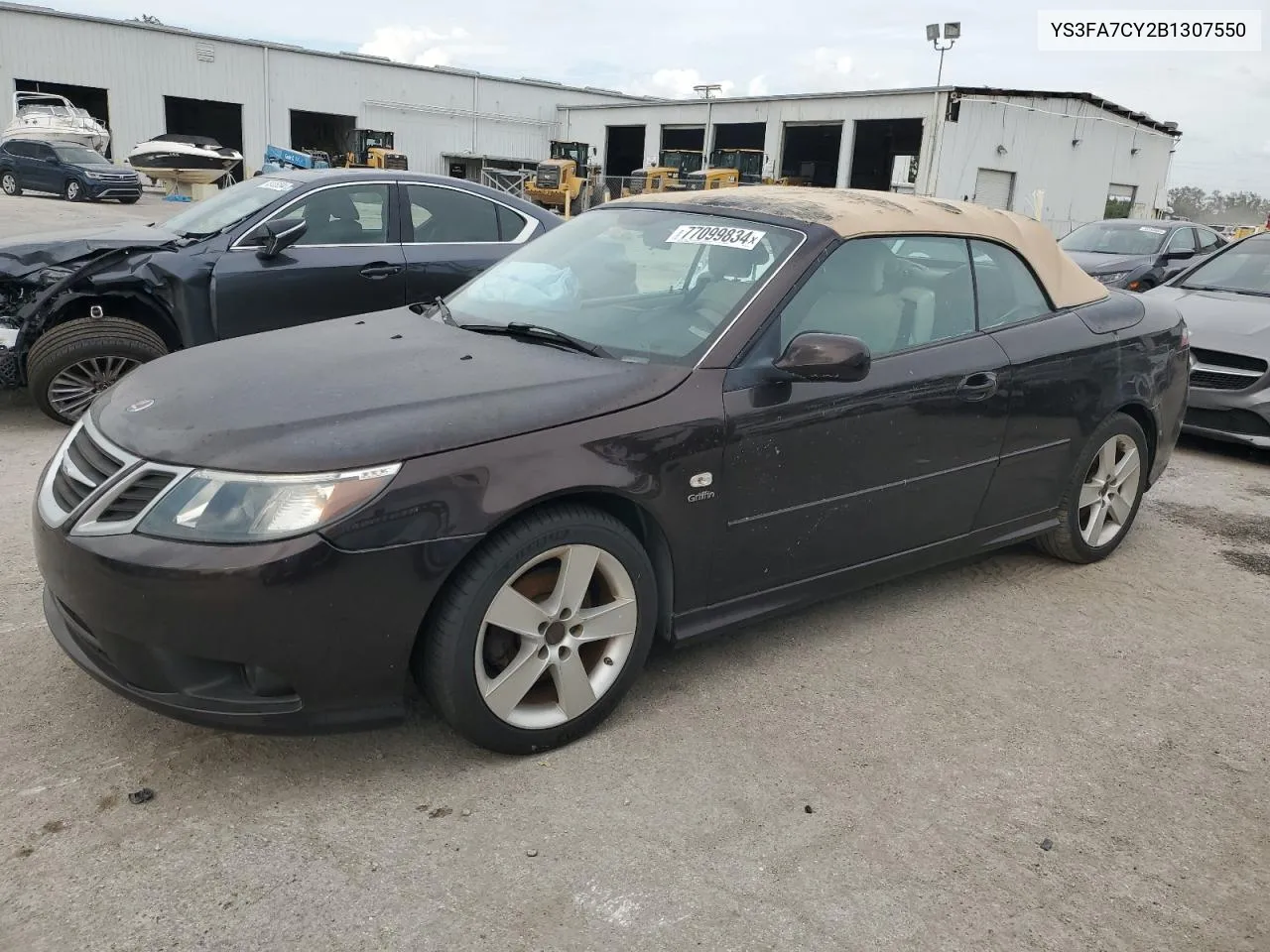 2011 Saab 9-3 2.0T VIN: YS3FA7CY2B1307550 Lot: 77099834