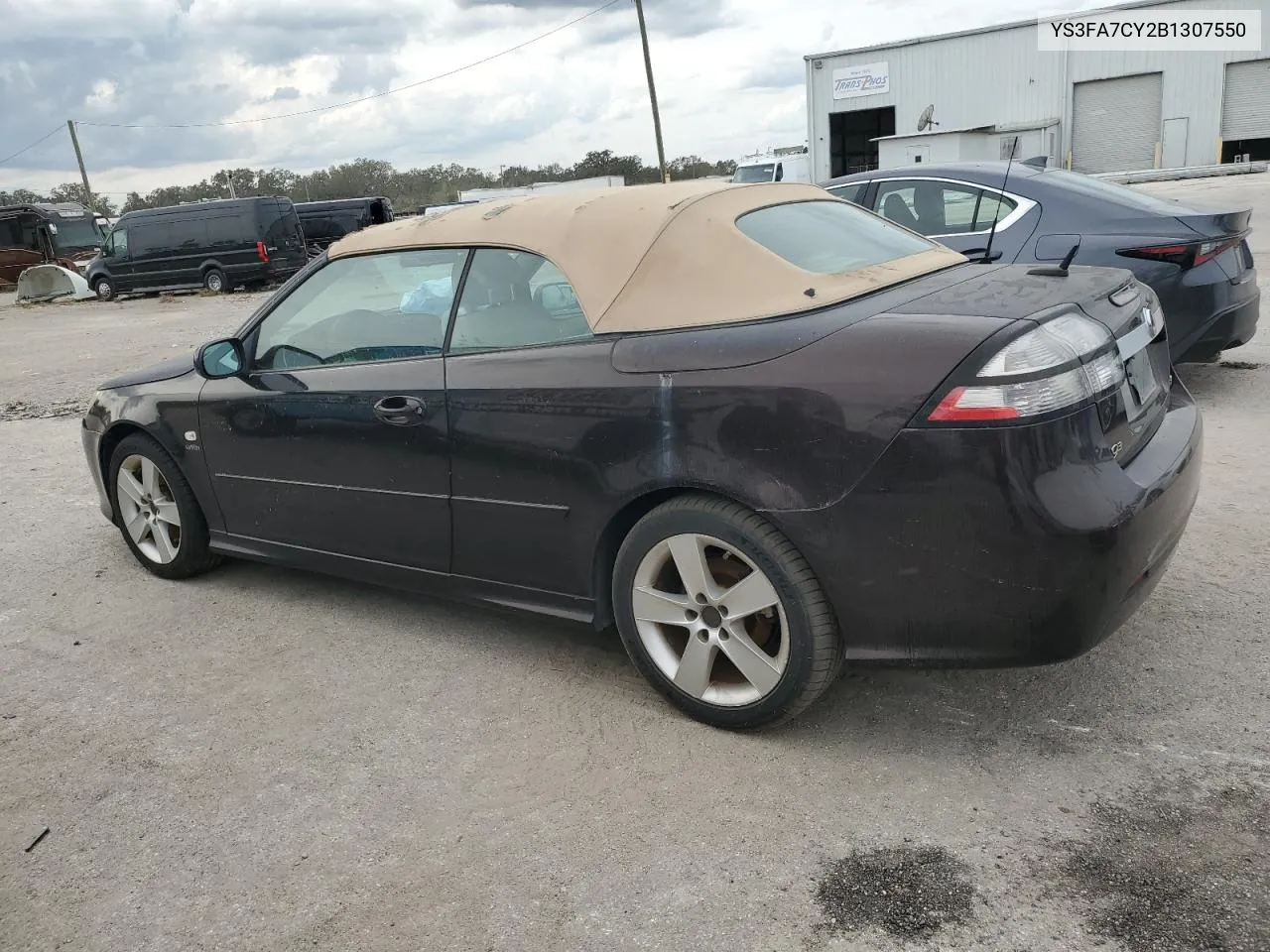 2011 Saab 9-3 2.0T VIN: YS3FA7CY2B1307550 Lot: 77099834