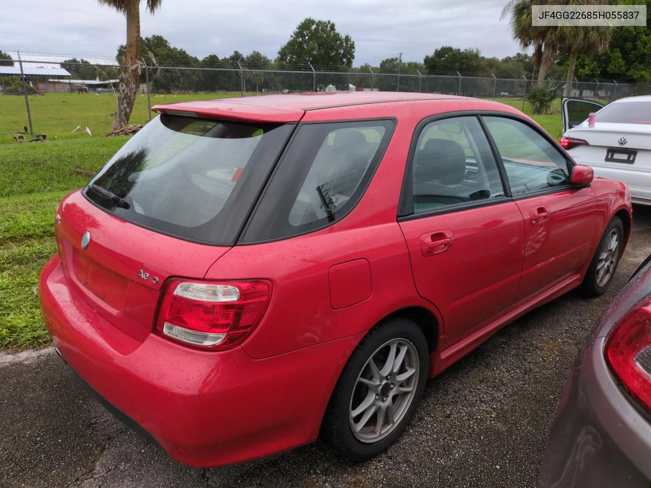 2005 Saab 9-2 Aero VIN: JF4GG22685H055837 Lot: 74043794