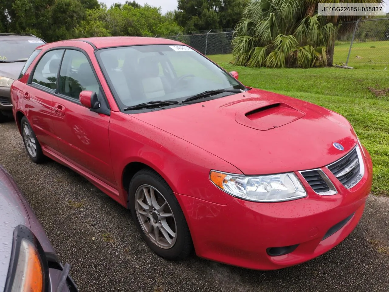 2005 Saab 9-2 Aero VIN: JF4GG22685H055837 Lot: 74043794