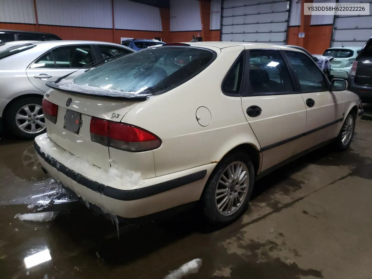 2002 Saab 9-3 VIN: YS3DD58H622022226 Lot: 44865564