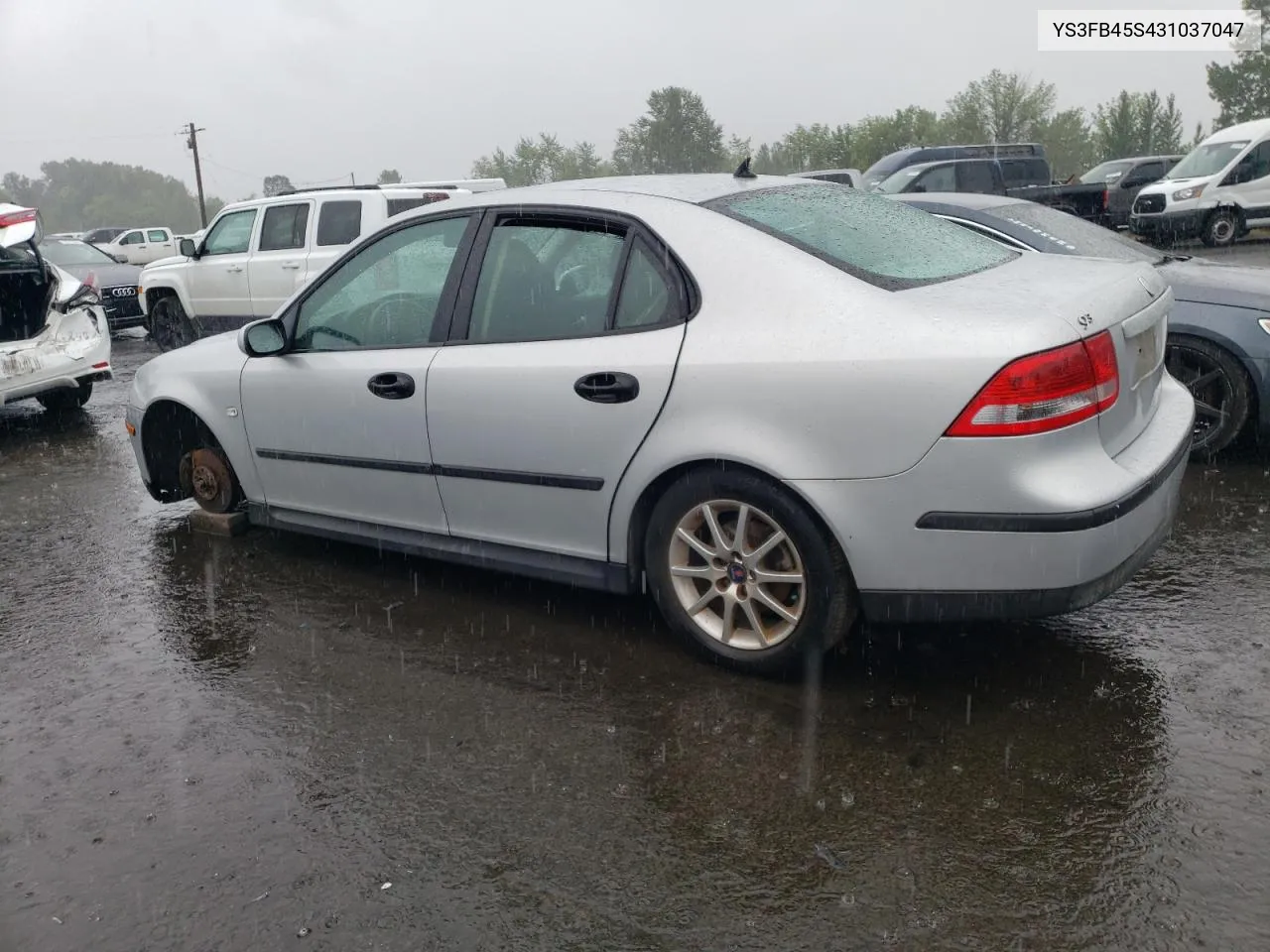 2003 Saab 9-3 Linear VIN: YS3FB45S431037047 Lot: 73135124