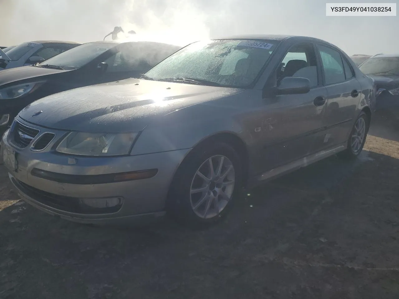 2004 Saab 9-3 Arc VIN: YS3FD49Y041038254 Lot: 78505724