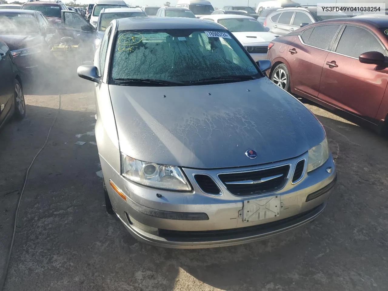 2004 Saab 9-3 Arc VIN: YS3FD49Y041038254 Lot: 78505724