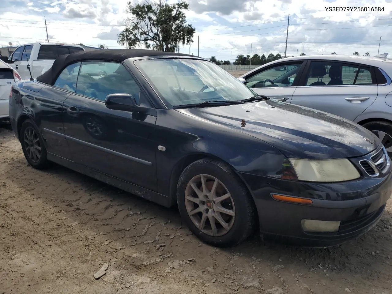 2005 Saab 9-3 Arc VIN: YS3FD79Y256016584 Lot: 75026794