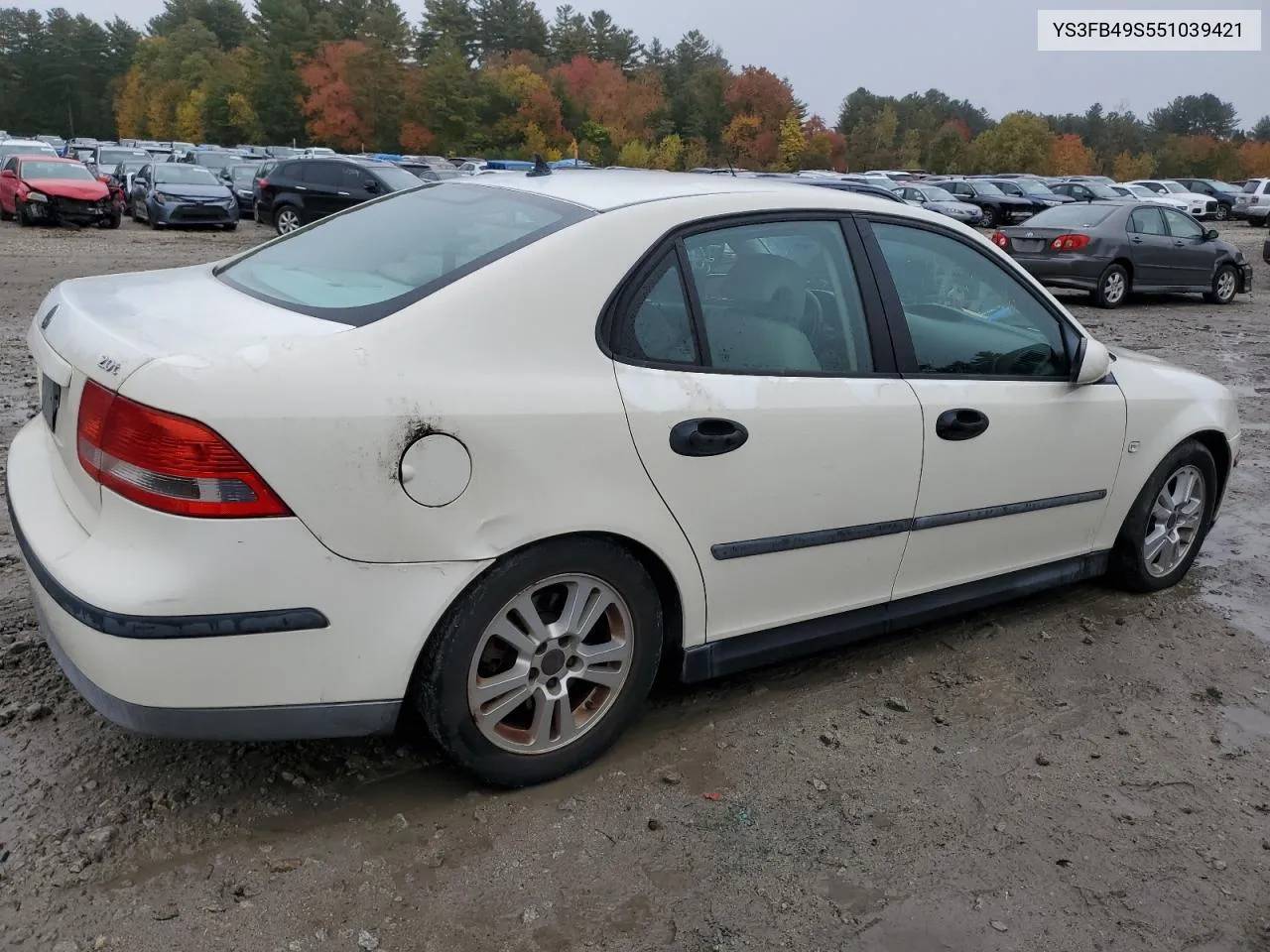 2005 Saab 9-3 Linear VIN: YS3FB49S551039421 Lot: 76152144