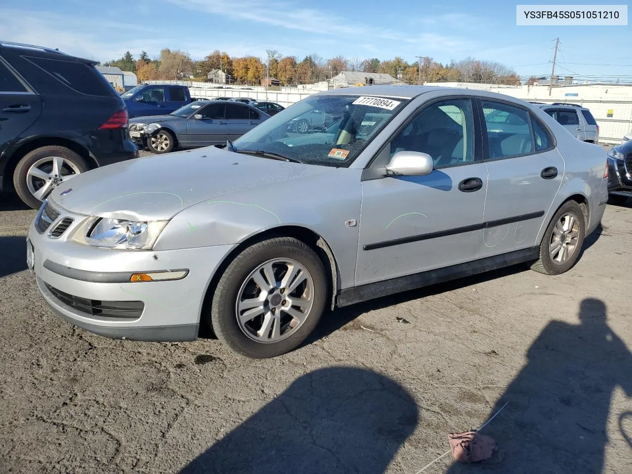 2005 Saab 9-3 Linear VIN: YS3FB45S051051210 Lot: 77770894