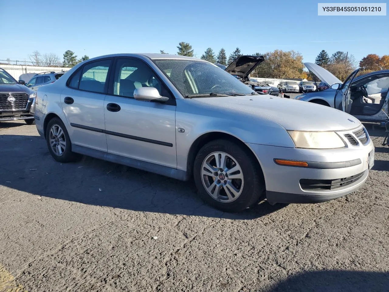 2005 Saab 9-3 Linear VIN: YS3FB45S051051210 Lot: 77770894