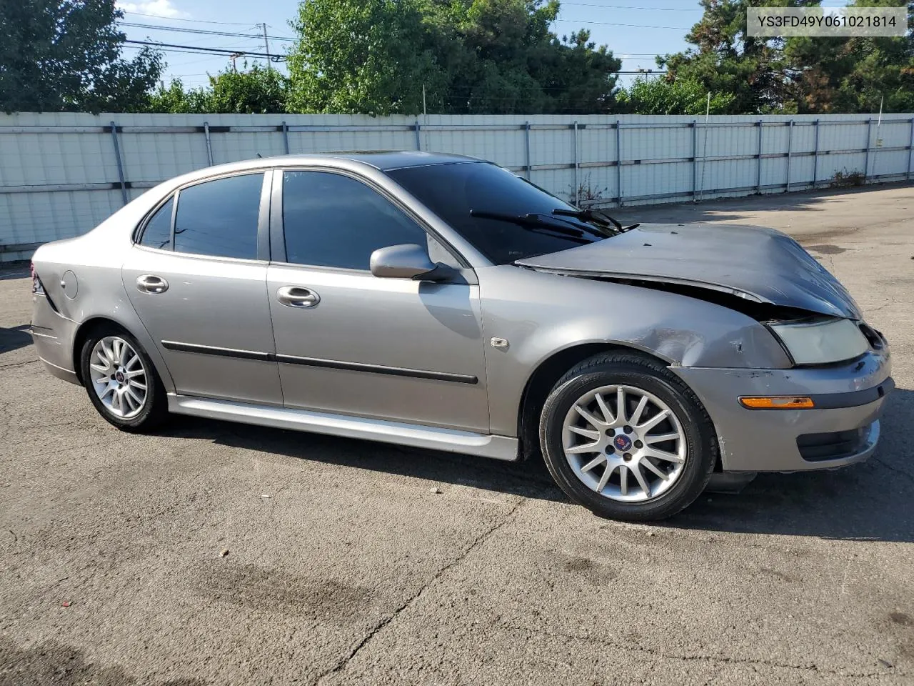 2006 Saab 9-3 VIN: YS3FD49Y061021814 Lot: 66806764